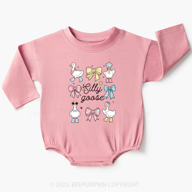Silly Goose Baby Bubble Romper Beepumpkin