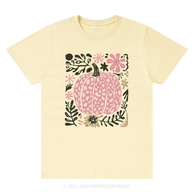 Leopard Pink Pumpkin T-Shirts Beepumpkin