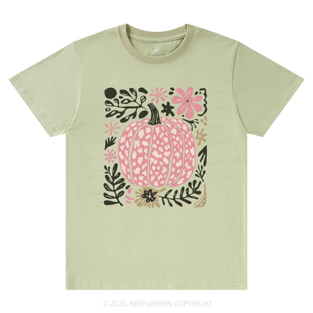 Leopard Pink Pumpkin T-Shirts Beepumpkin