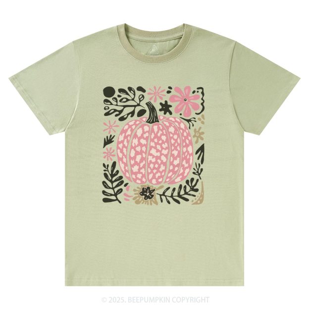Leopard Pink Pumpkin T-Shirts Beepumpkin