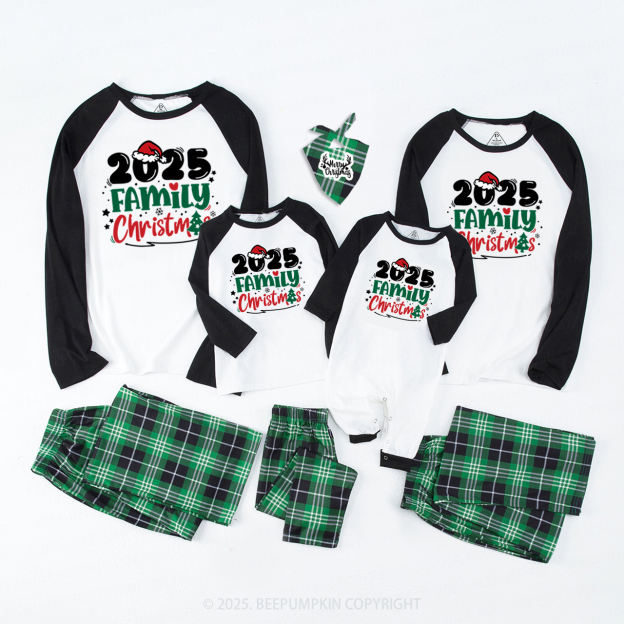 2025 Family Holiday Christmas Matching Pajamas Beepumpkin