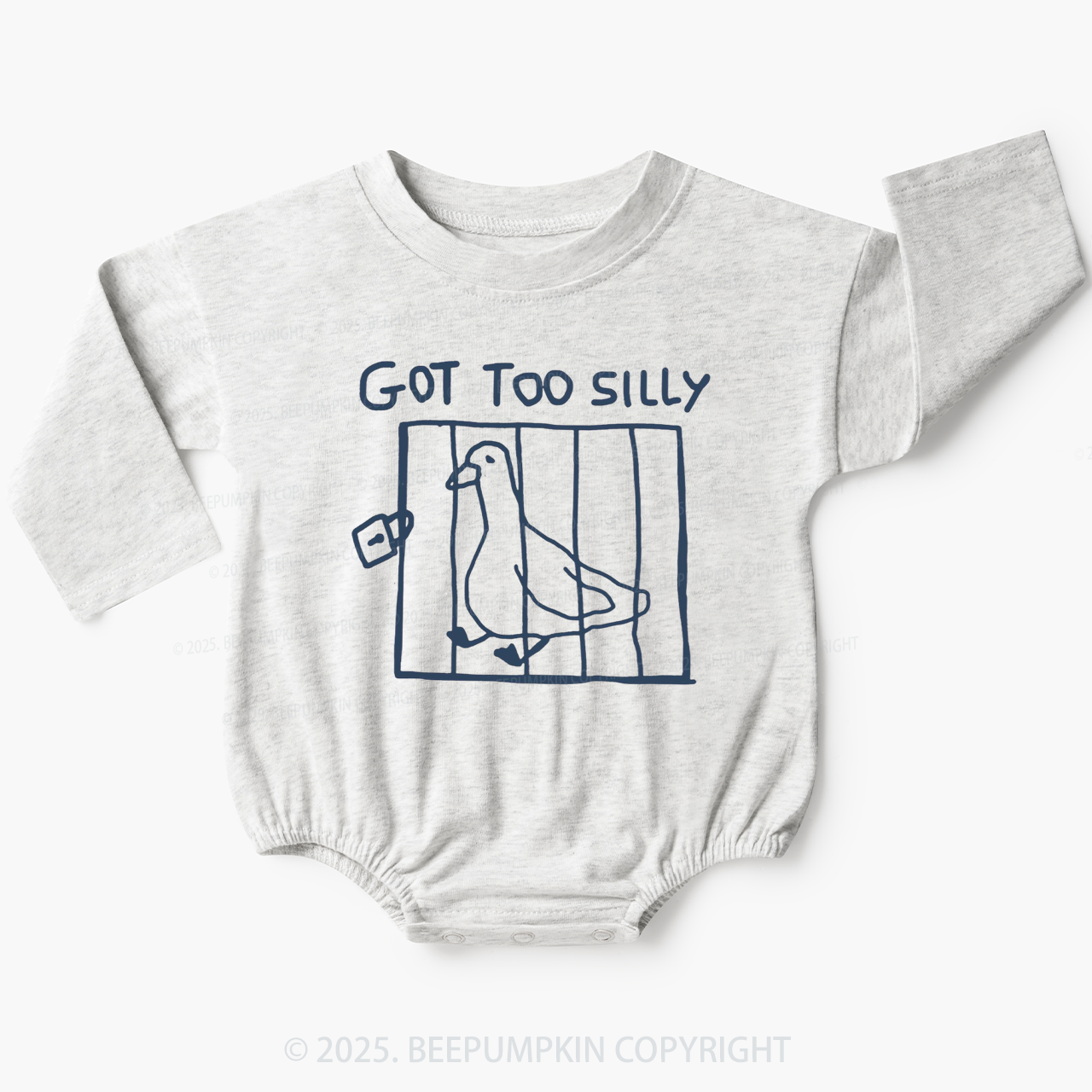 Funny Goose Baby Bubble Romper Beepumpkin