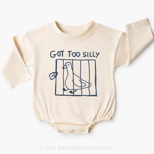 Funny Goose Baby Bubble Romper Beepumpkin