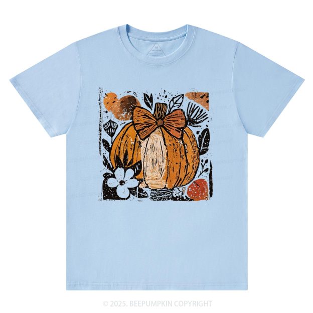 Pumpkin Boho Floral T-Shirts Beepumpkin