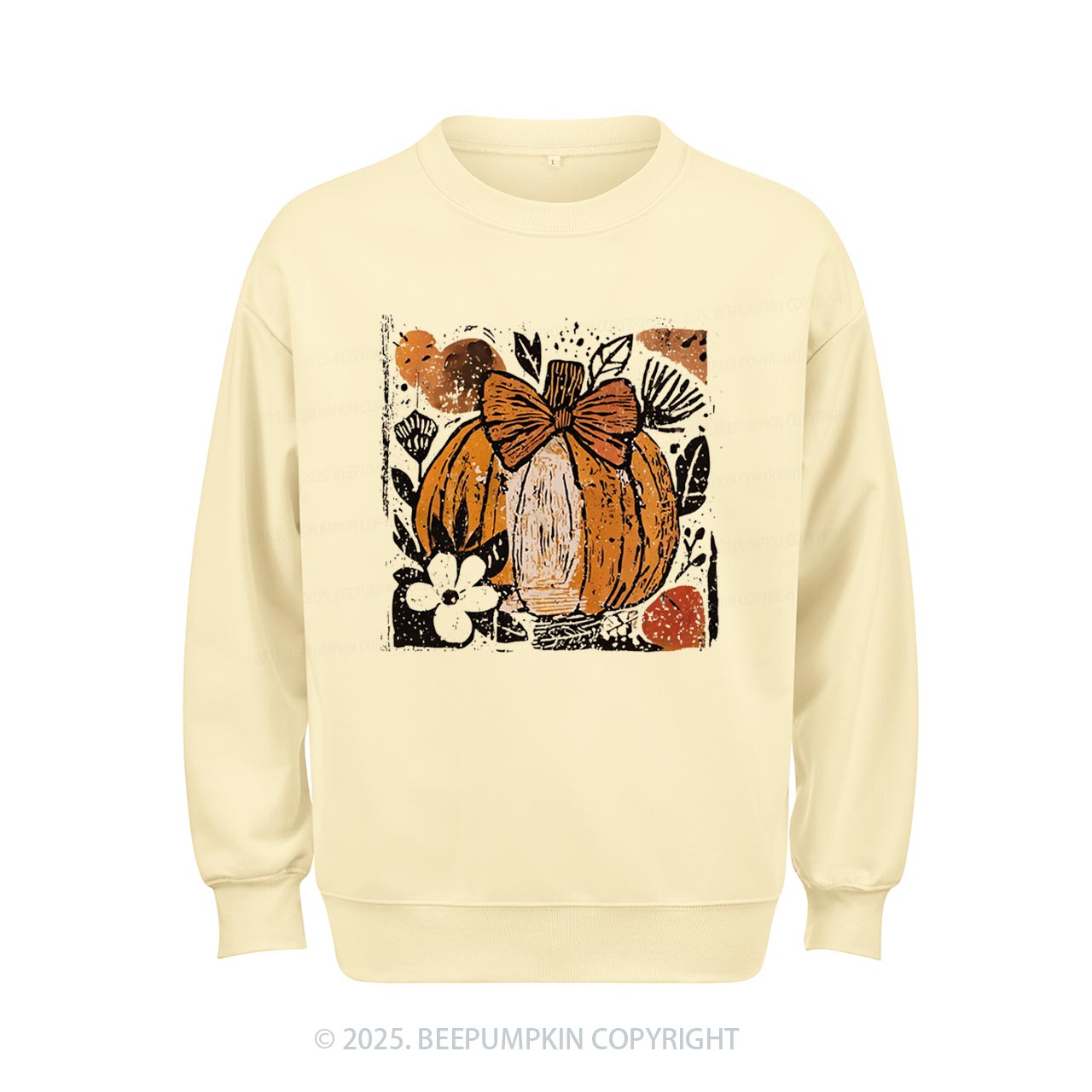 Pumpkin Boho Floral Sweatshirt Beepumpkin