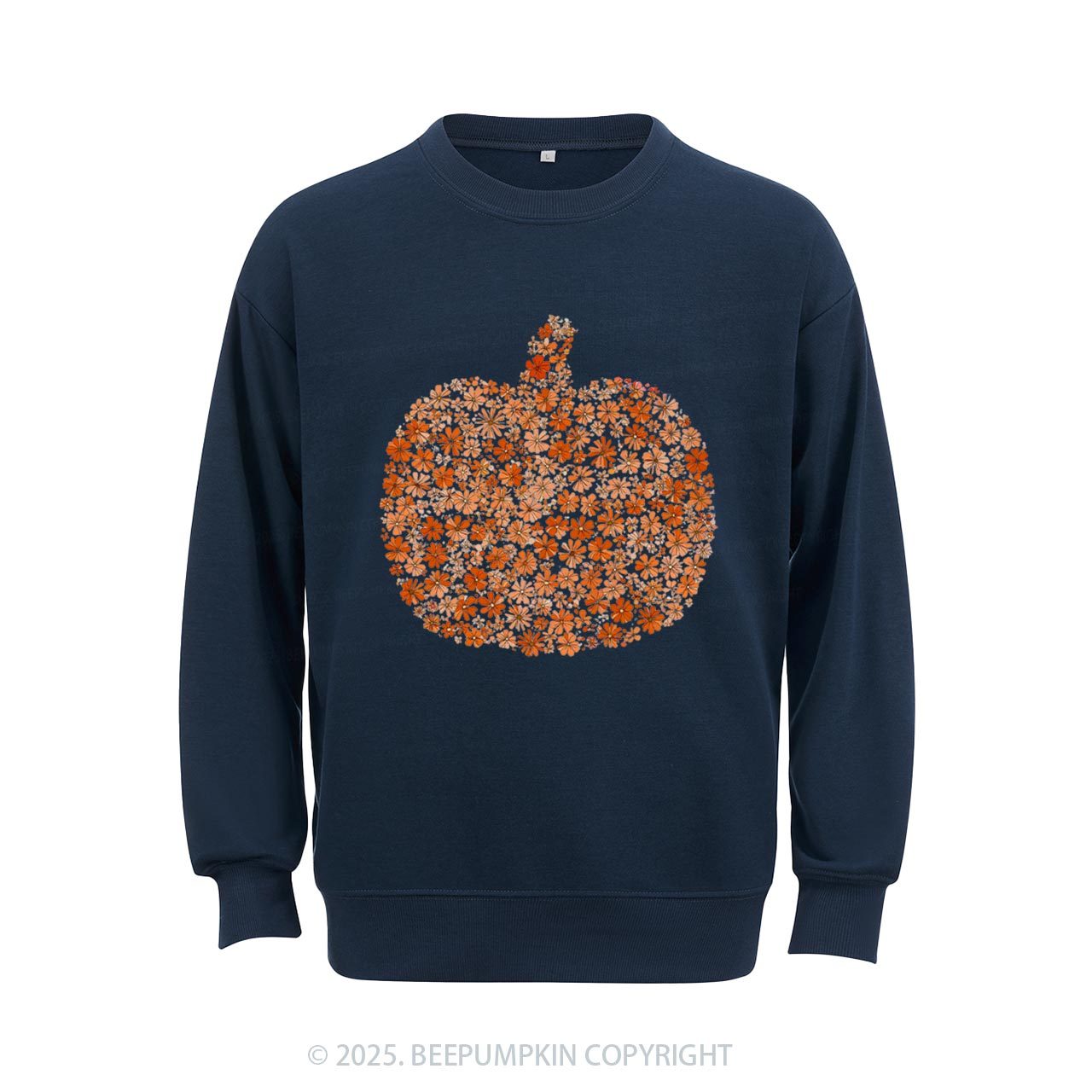 Flower Pumpkin Sweatshirt Beepumpkin