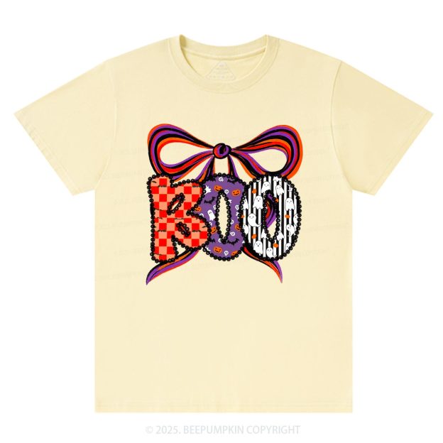 Boo Halloween Coquette T-Shirts Beepumpkin