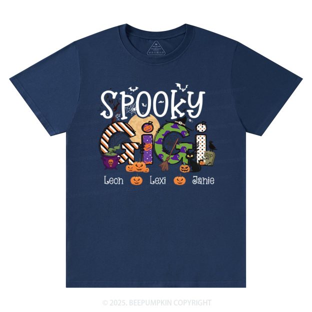 Personalized Spooky Gigi T-Shirts Beepumpkin