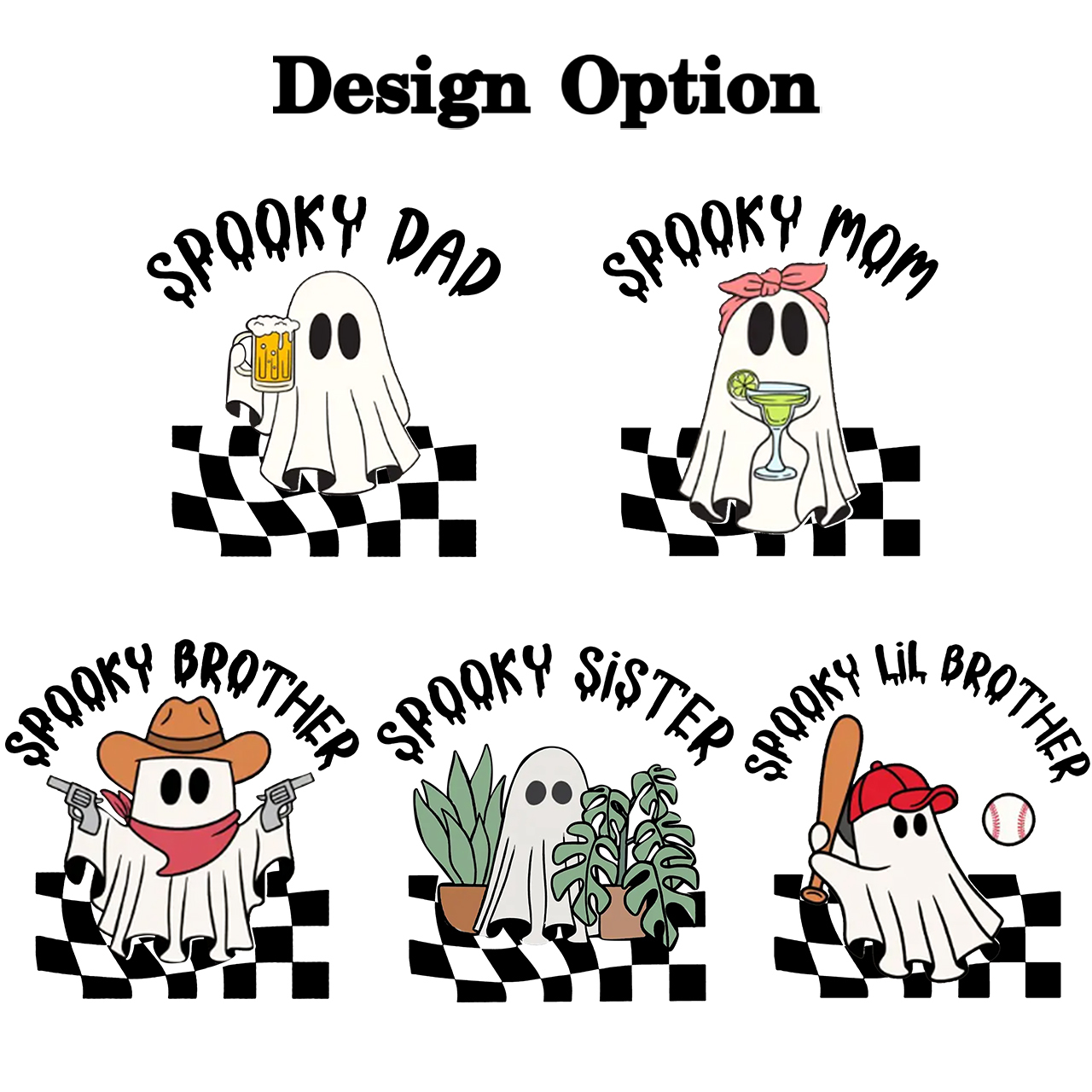 Personalized Spooky Halloween Family Matching Shirts