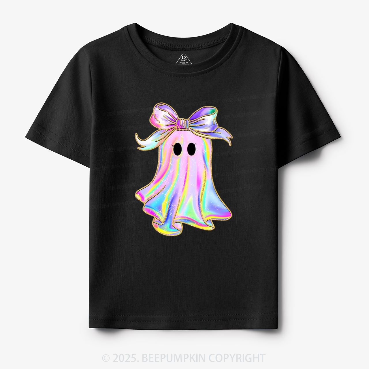 Halloween Girls Ghost Toddler&Kid's Tees Beepumpkin