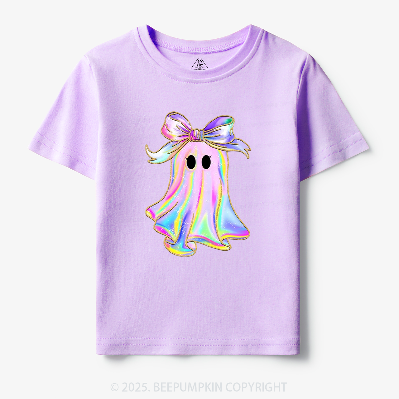 Halloween Girls Ghost Toddler&Kid's Tees Beepumpkin