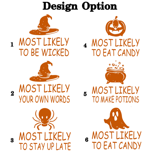 Personalized Most Likely To Halloween Family Matching Shirts