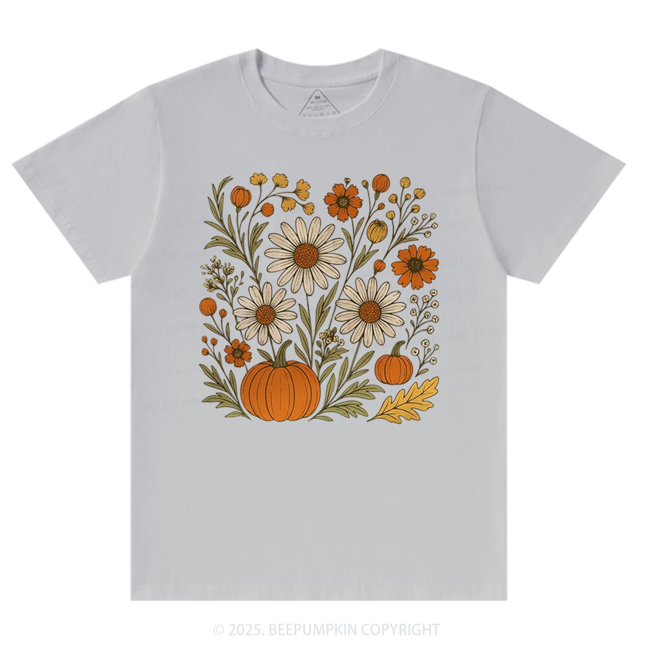 Boho Floral Fall T-Shirts Beepumpkin