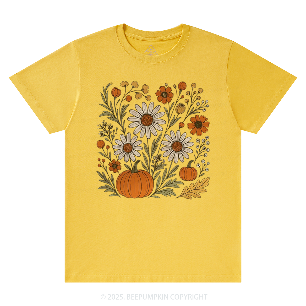 Boho Floral Fall T-Shirts Beepumpkin
