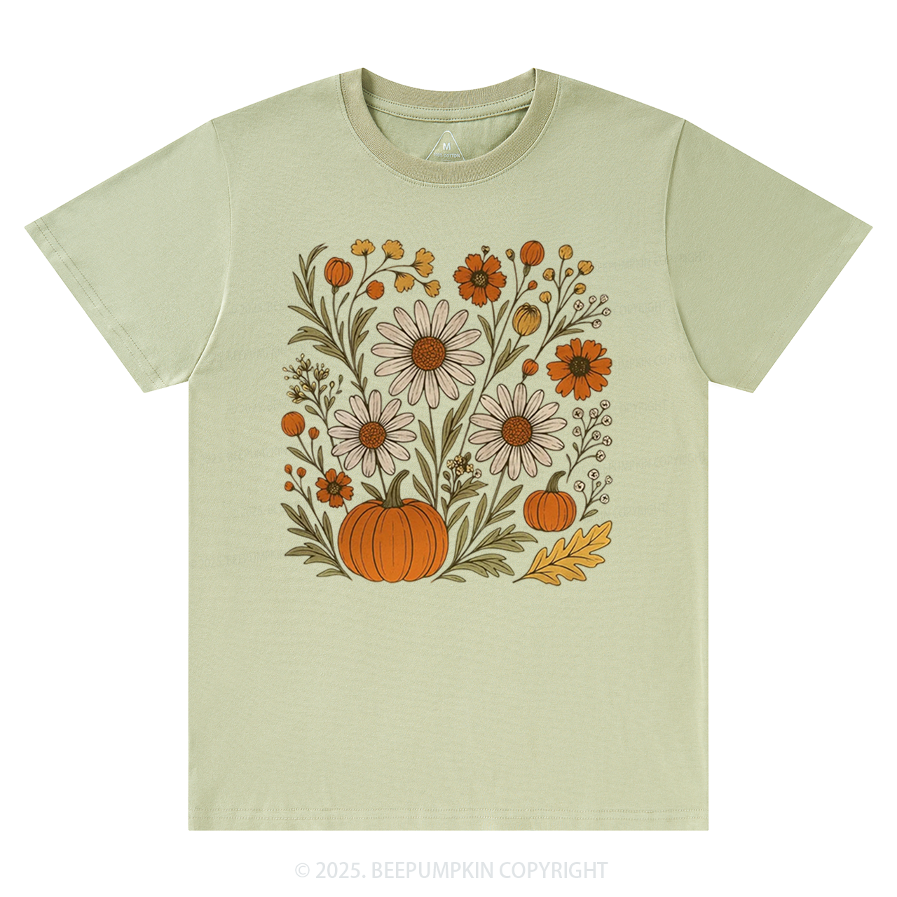 Boho Floral Fall T-Shirts Beepumpkin
