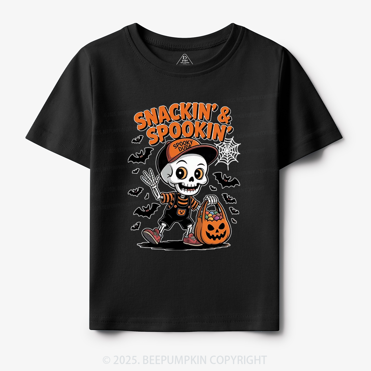 Snackin' & Spookin' Toddler&Kid's Tees Beepumpkin