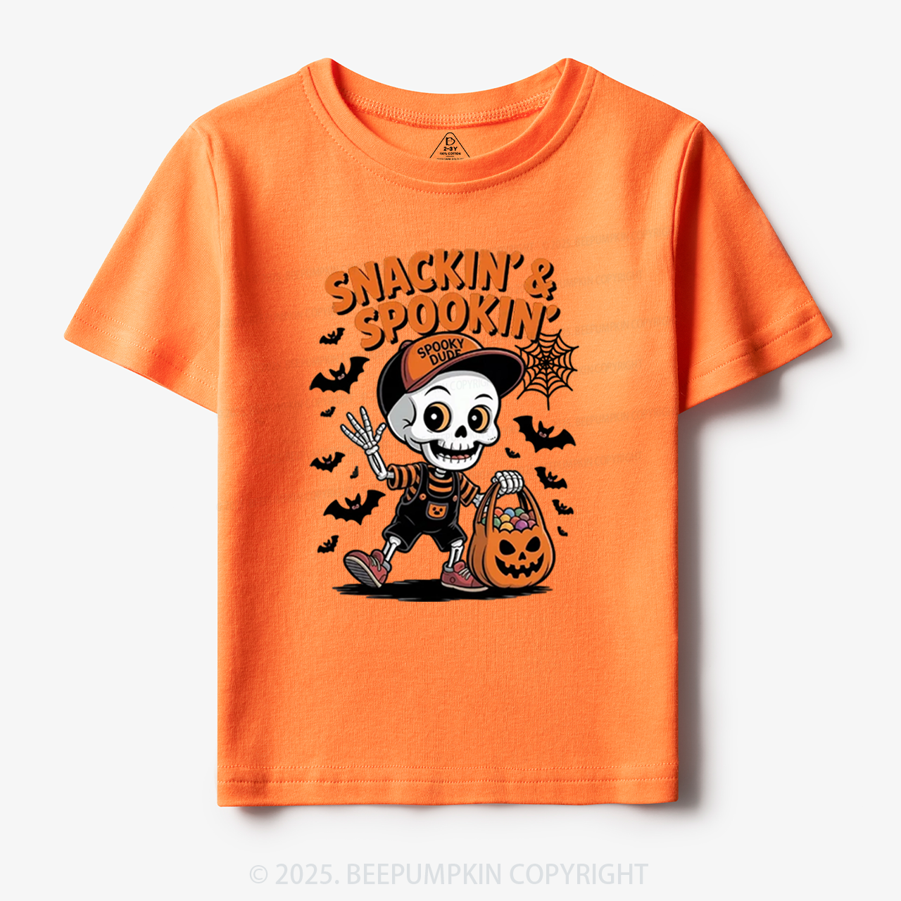 Snackin' & Spookin' Toddler&Kid's Tees Beepumpkin