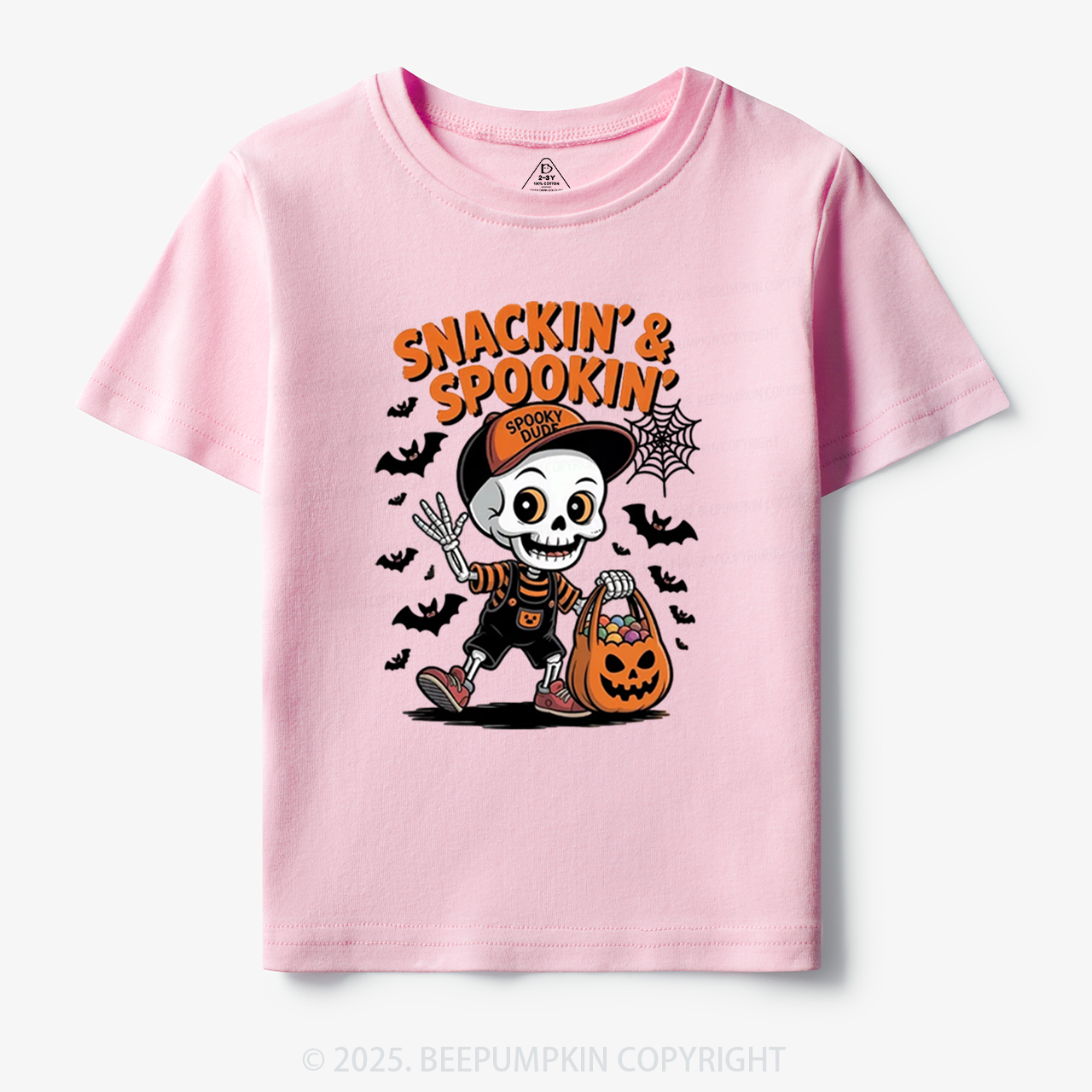 Snackin' & Spookin' Toddler&Kid's Tees Beepumpkin