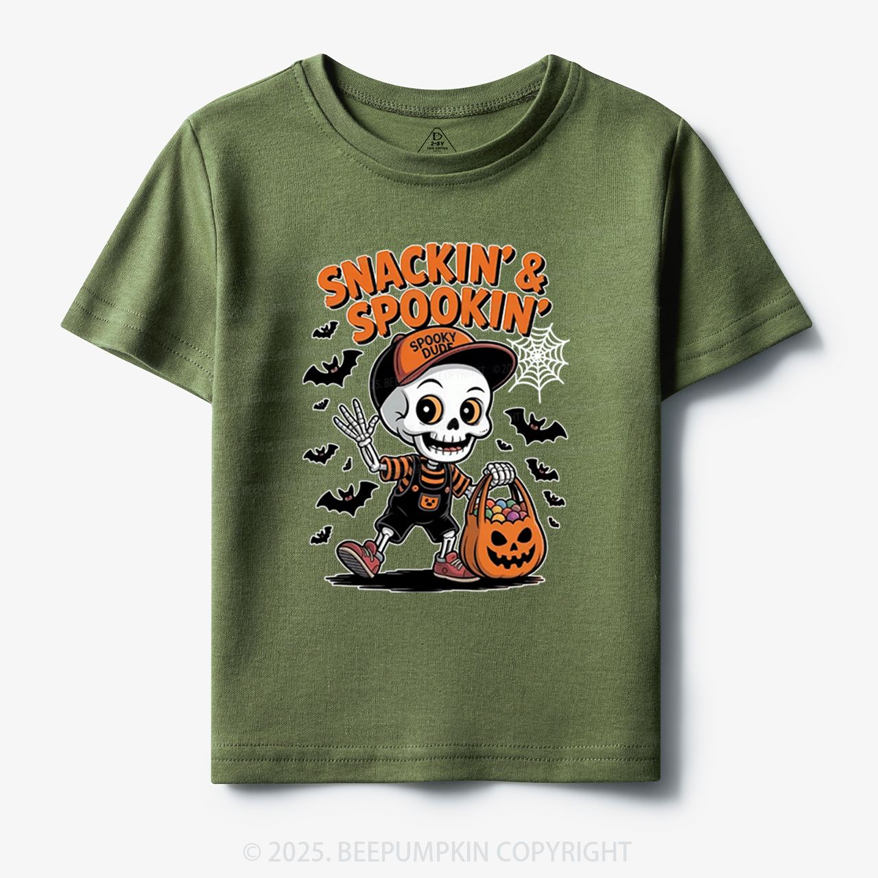 Snackin' & Spookin' Toddler&Kid's Tees Beepumpkin