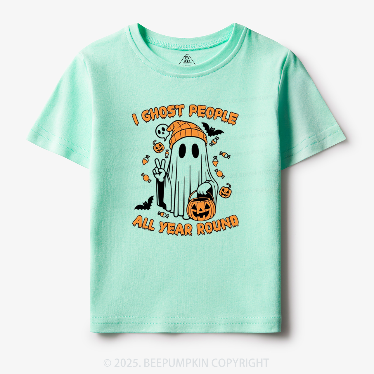 I Ghost People All Year Round Toddler&Kid's Tees Beepumpkin