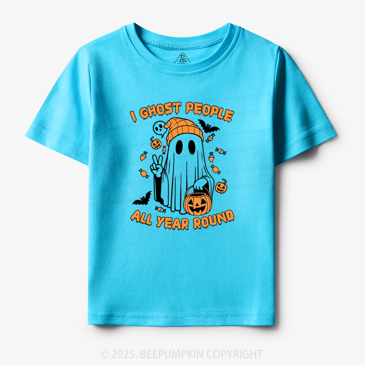I Ghost People All Year Round Toddler&Kid's Tees Beepumpkin