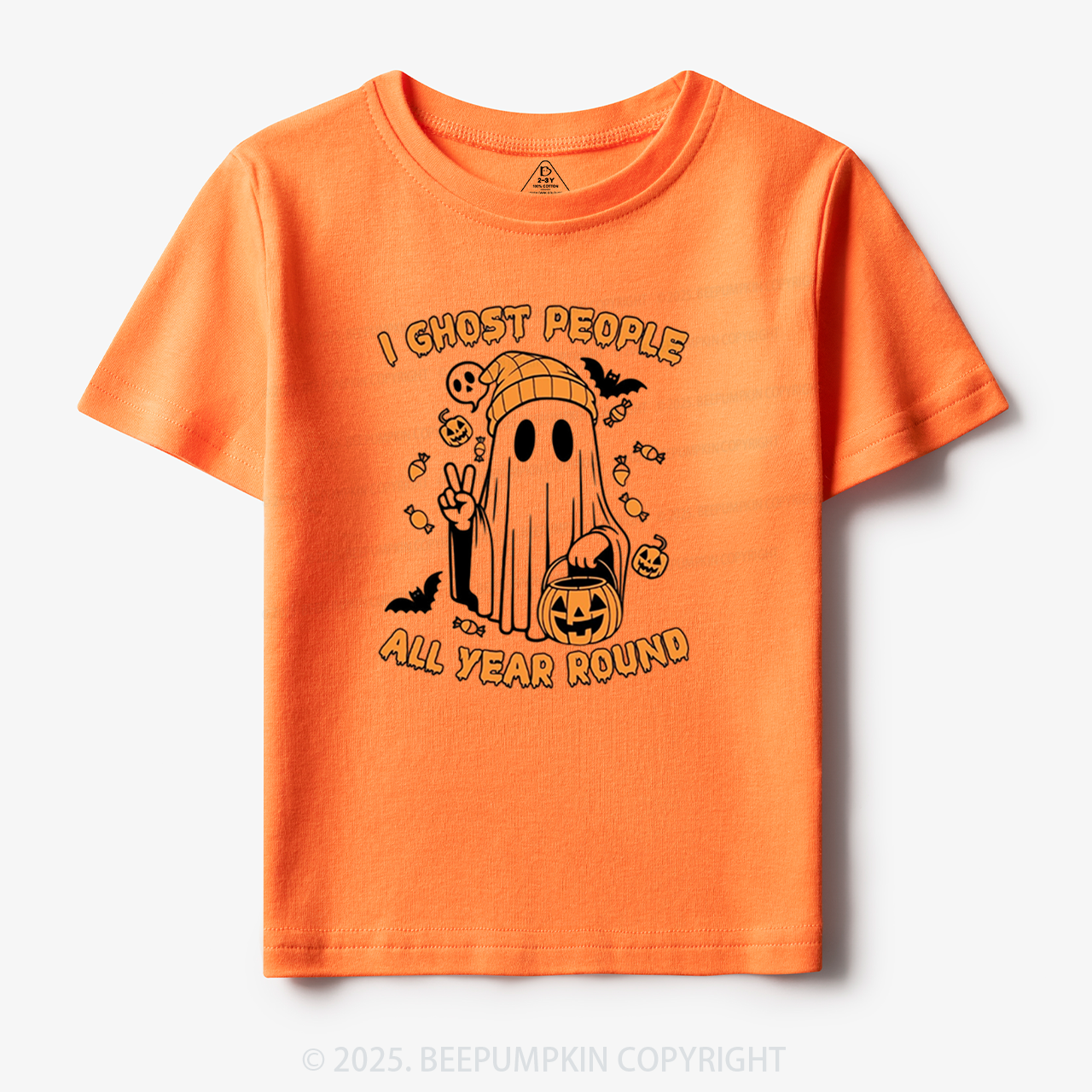 I Ghost People All Year Round Toddler&Kid's Tees Beepumpkin