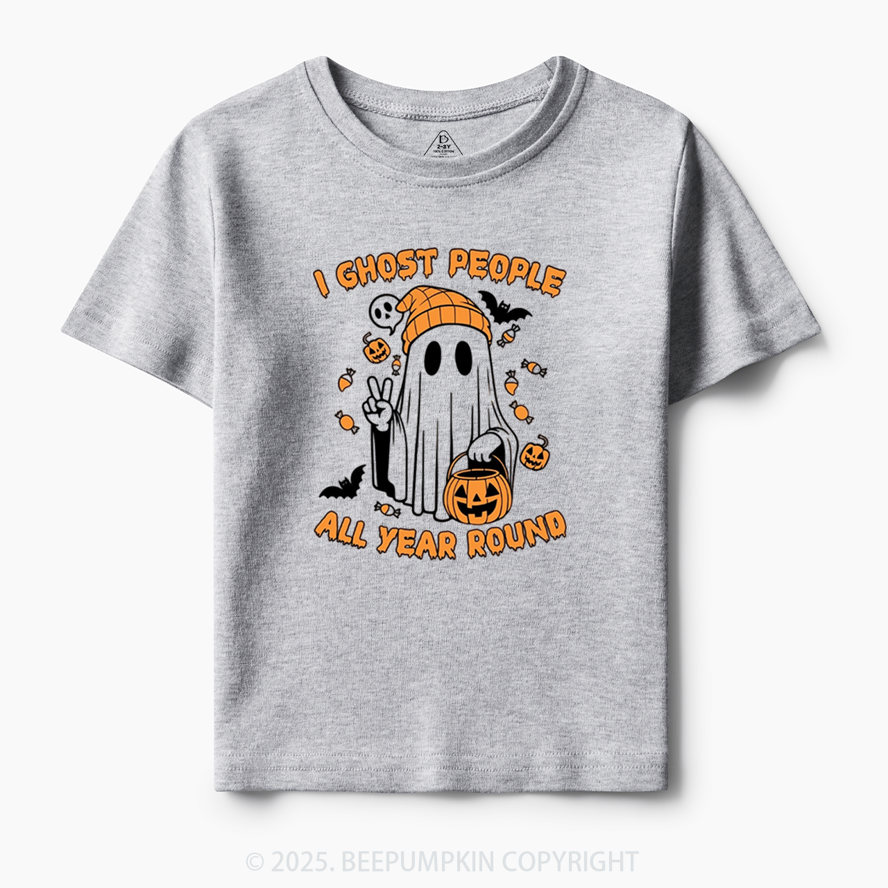 I Ghost People All Year Round Toddler&Kid's Tees Beepumpkin