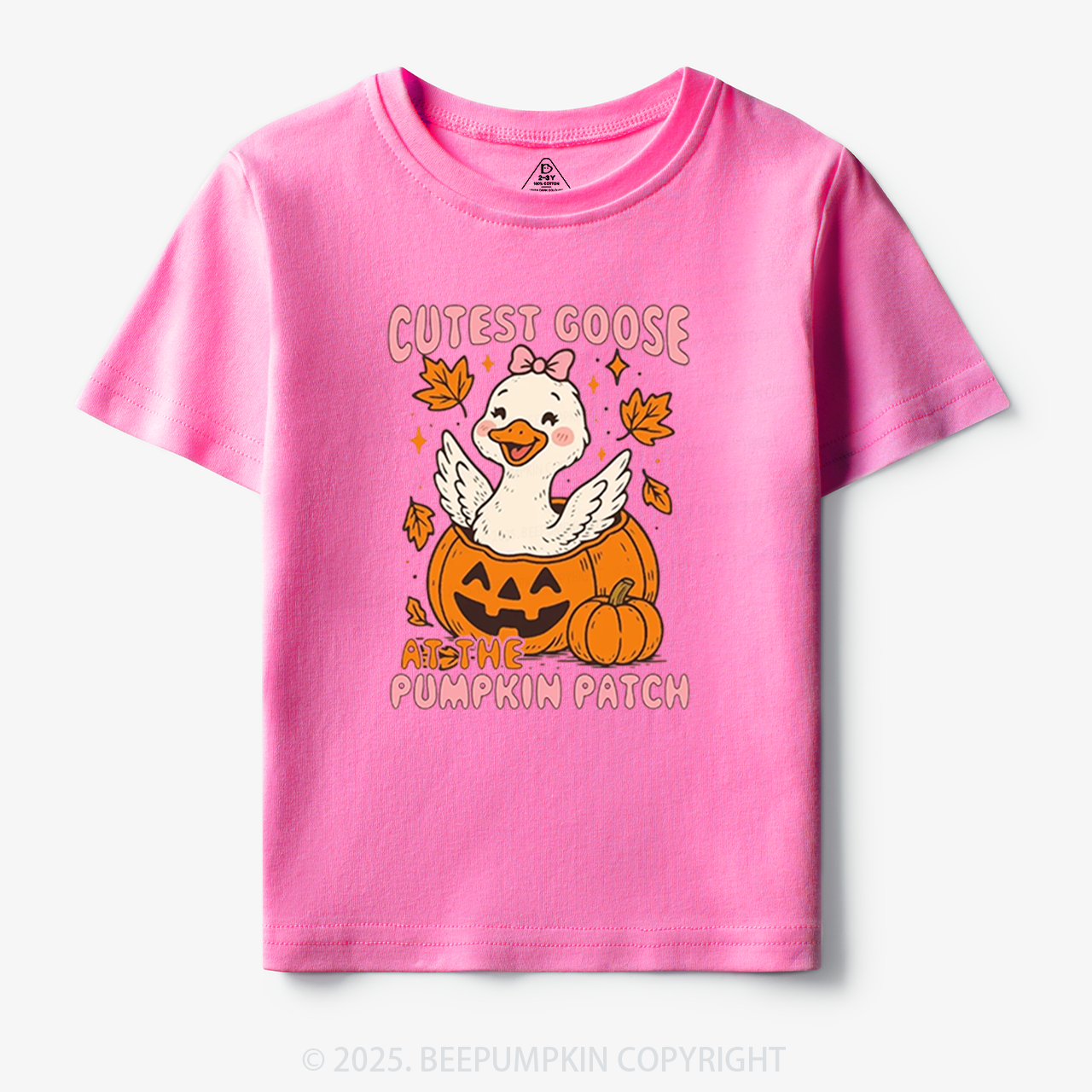 Personalized Coolest Cutest Goose Toddler&Kid's Tees Beepumpkin