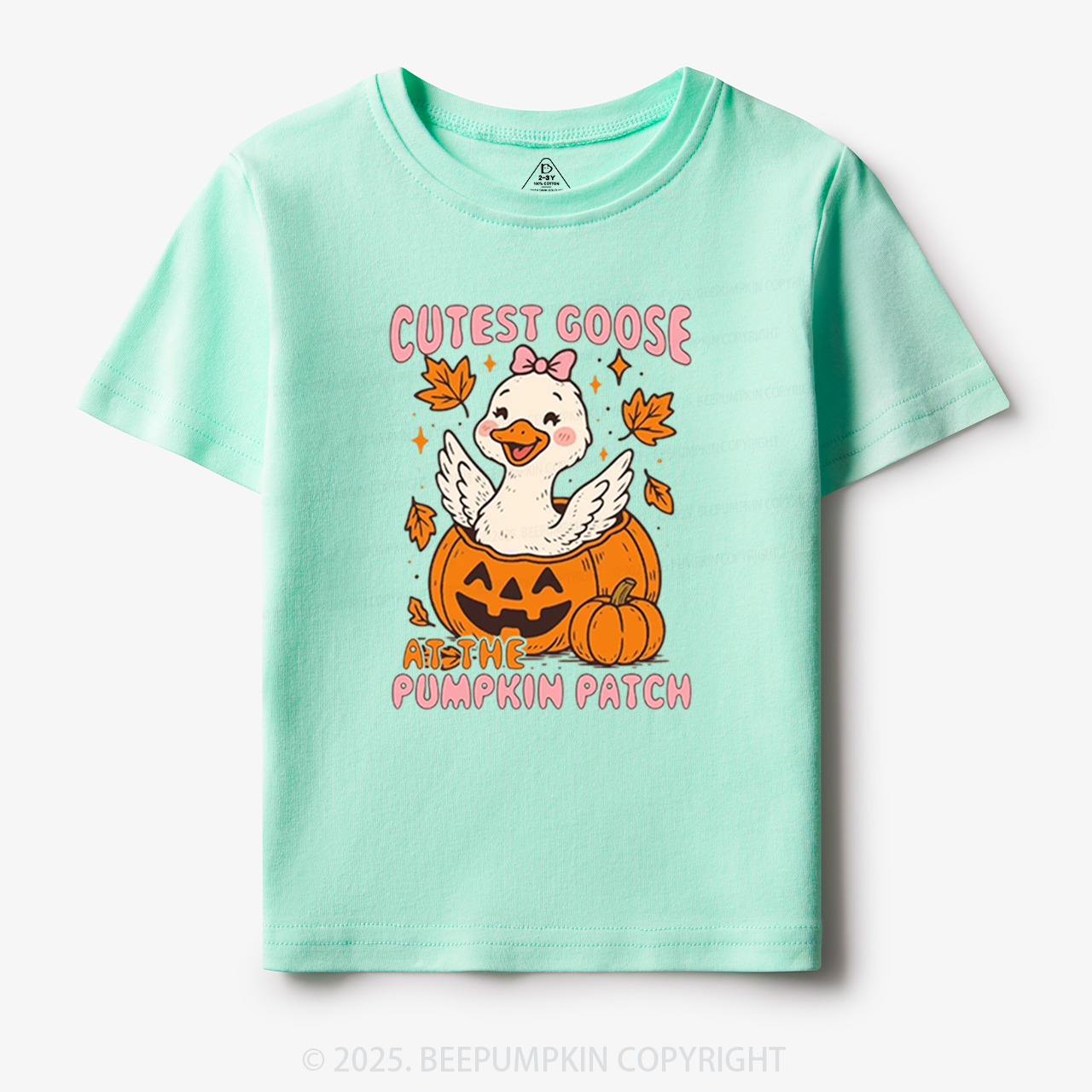 Personalized Coolest Cutest Goose Toddler&Kid's Tees Beepumpkin