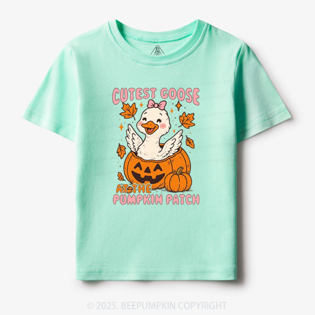 Personalized Coolest Cutest Goose Toddler&Kid's Tees Beepumpkin
