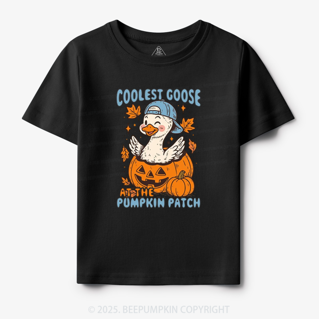 Personalized Coolest Cutest Goose Toddler&Kid's Tees Beepumpkin