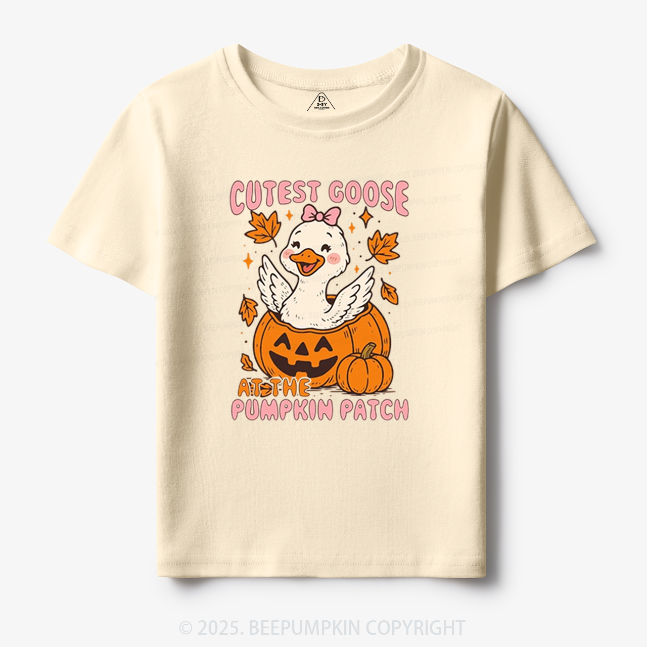 Personalized Coolest Cutest Goose Toddler&Kid's Tees Beepumpkin