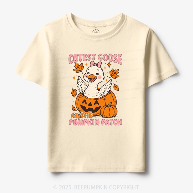 Personalized Coolest Cutest Goose Toddler&Kid's Tees Beepumpkin