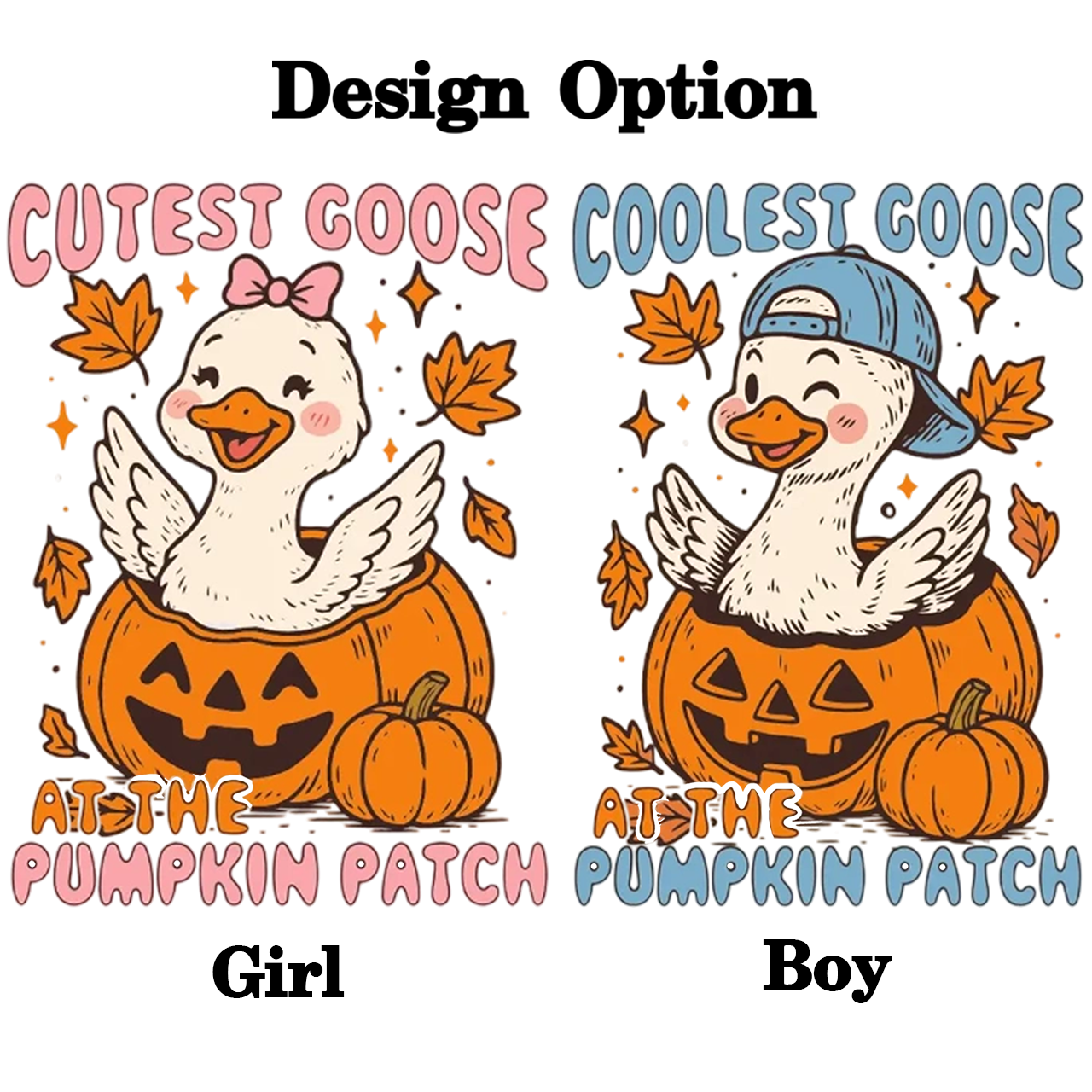 Personalized Coolest Cutest Goose Toddler&Kid's Tees Beepumpkin