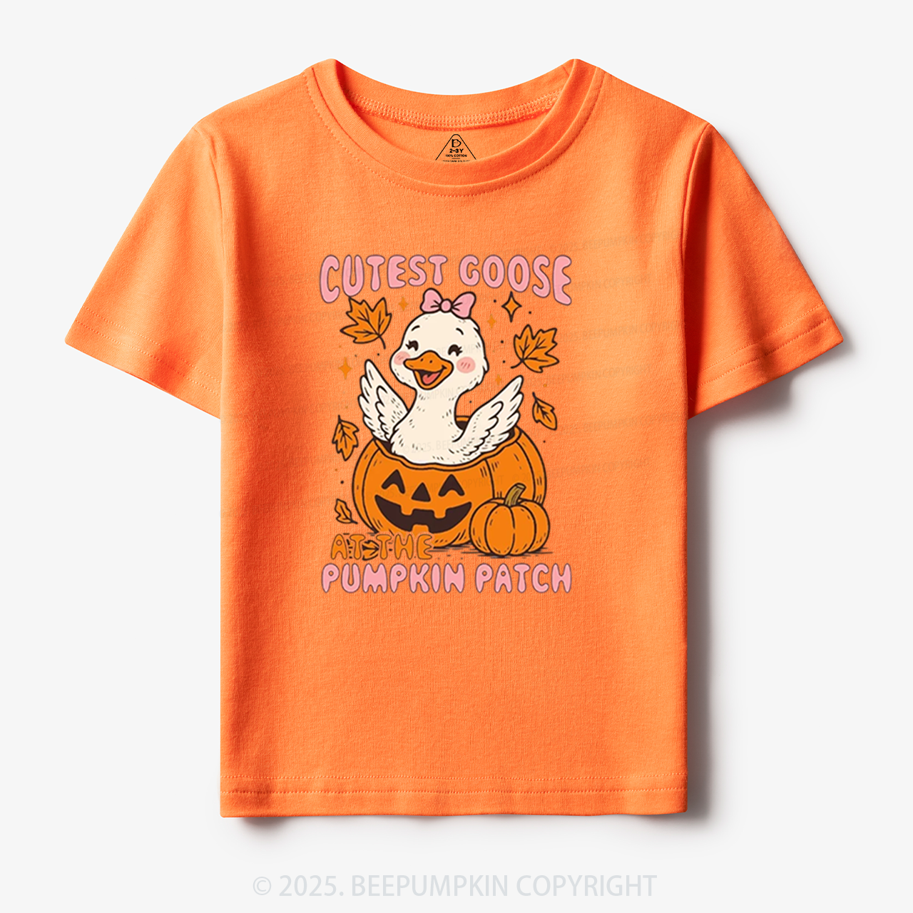 Personalized Coolest Cutest Goose Toddler&Kid's Tees Beepumpkin