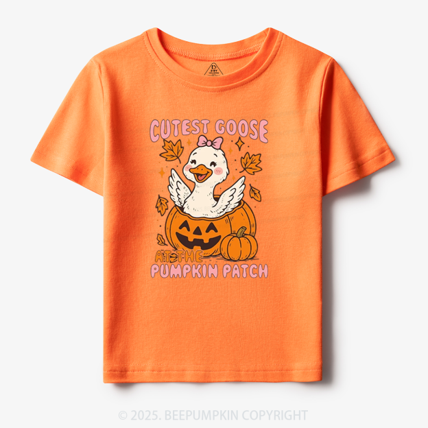 Personalized Coolest Cutest Goose Toddler&Kid's Tees Beepumpkin