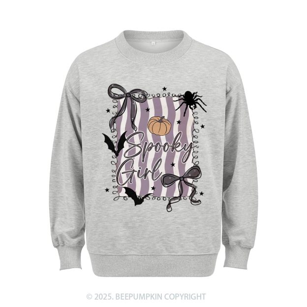 Halloween Spooky Girl Sweatshirt Beepumpkin