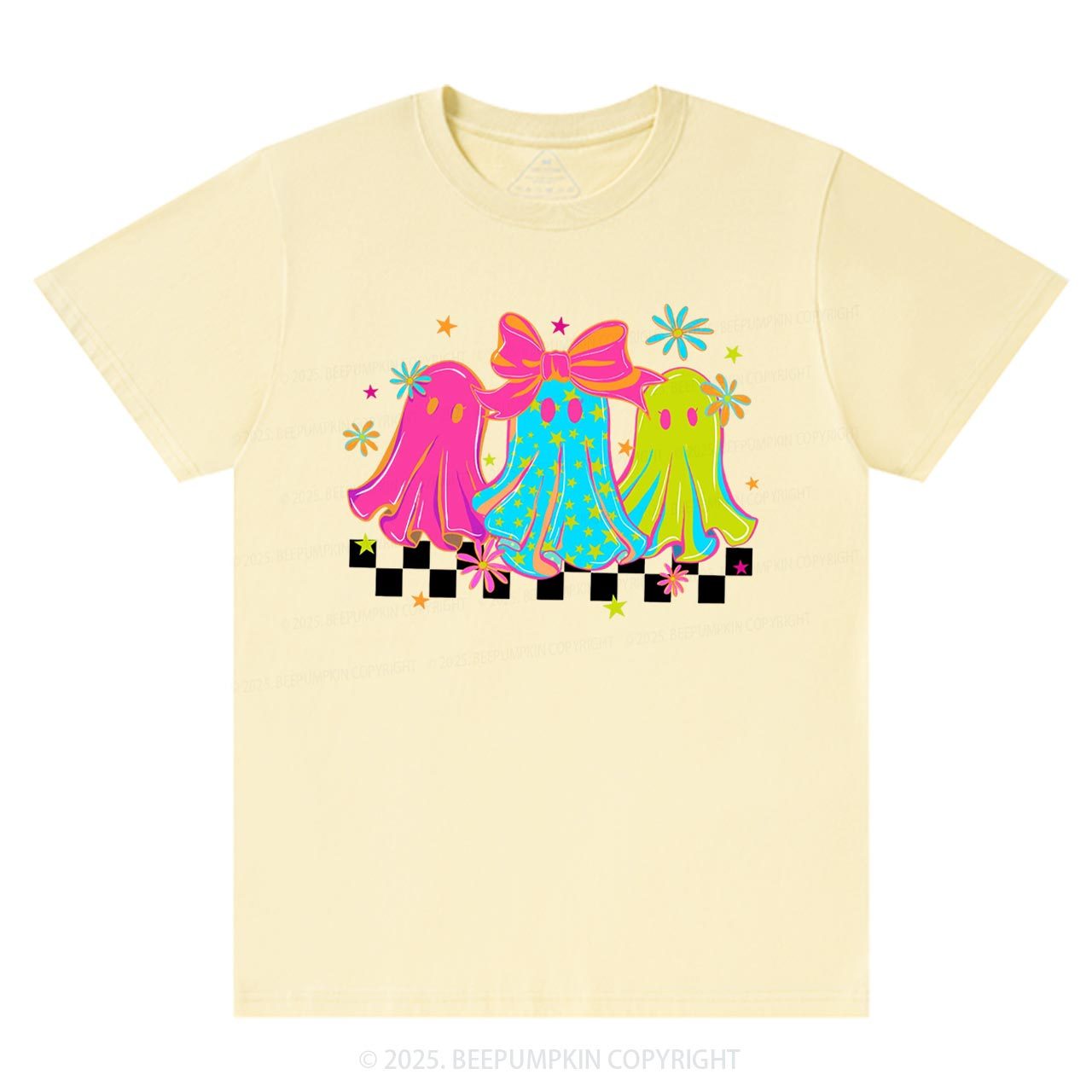 Halloween Ghost Neon T-Shirts Beepumpkin