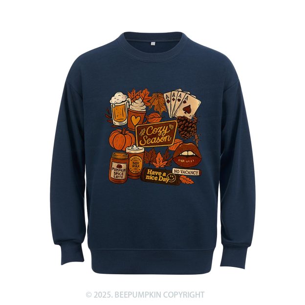 Retro Fall Collage Sublimation Sweatshirt Beepumpkin