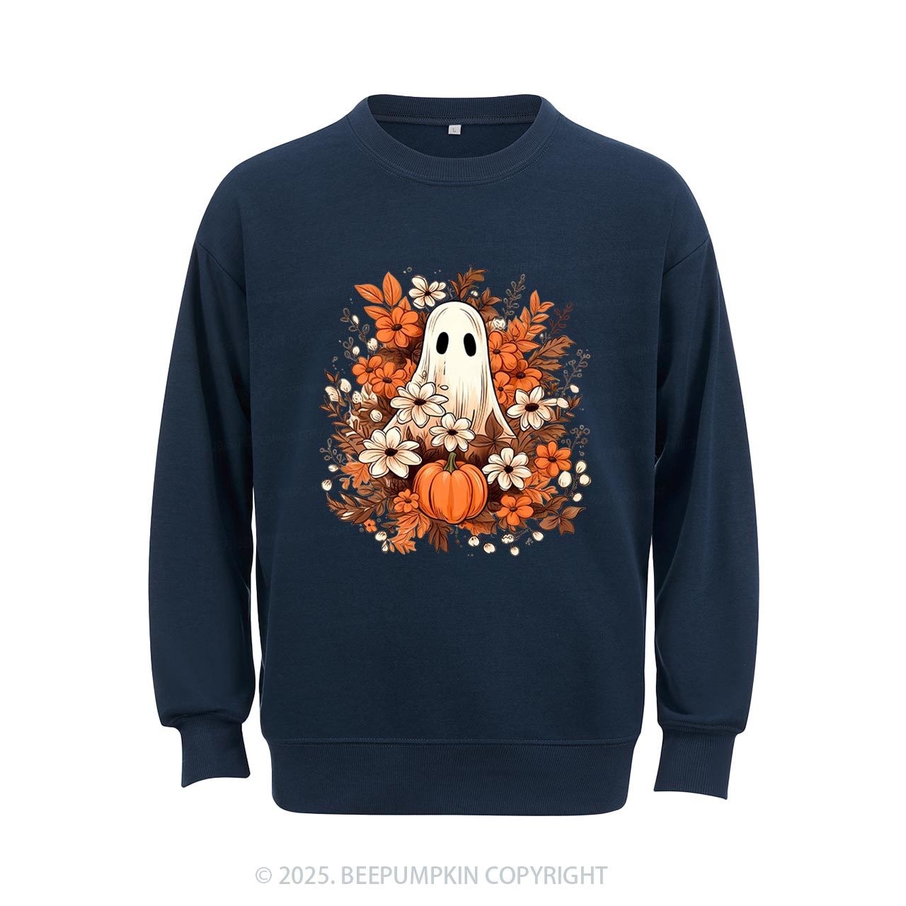 Watercolor Spooky Ghost Sweatshirt Beepumpkin
