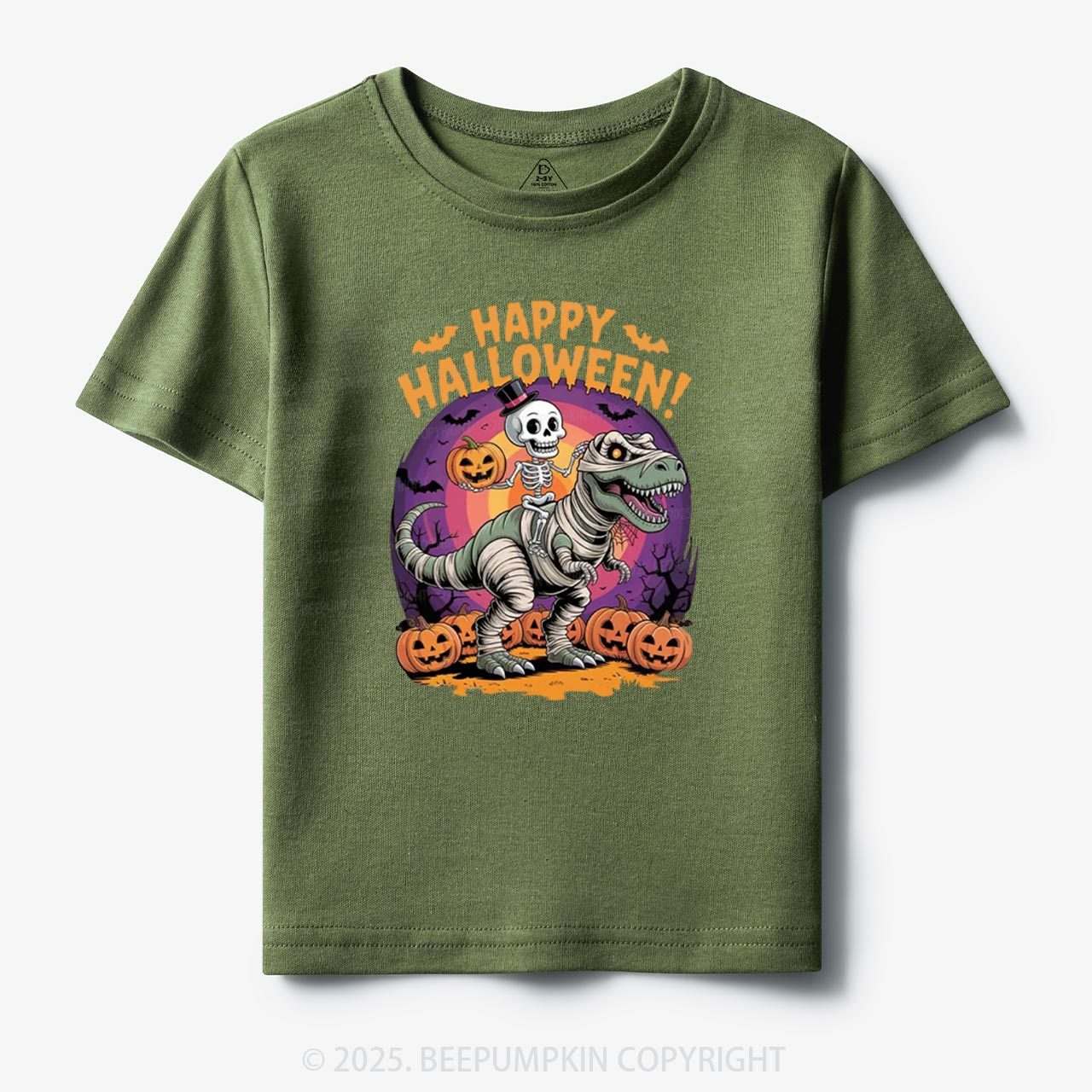 Happy Halloween Toddler&Kid's Tees Beepumpkin