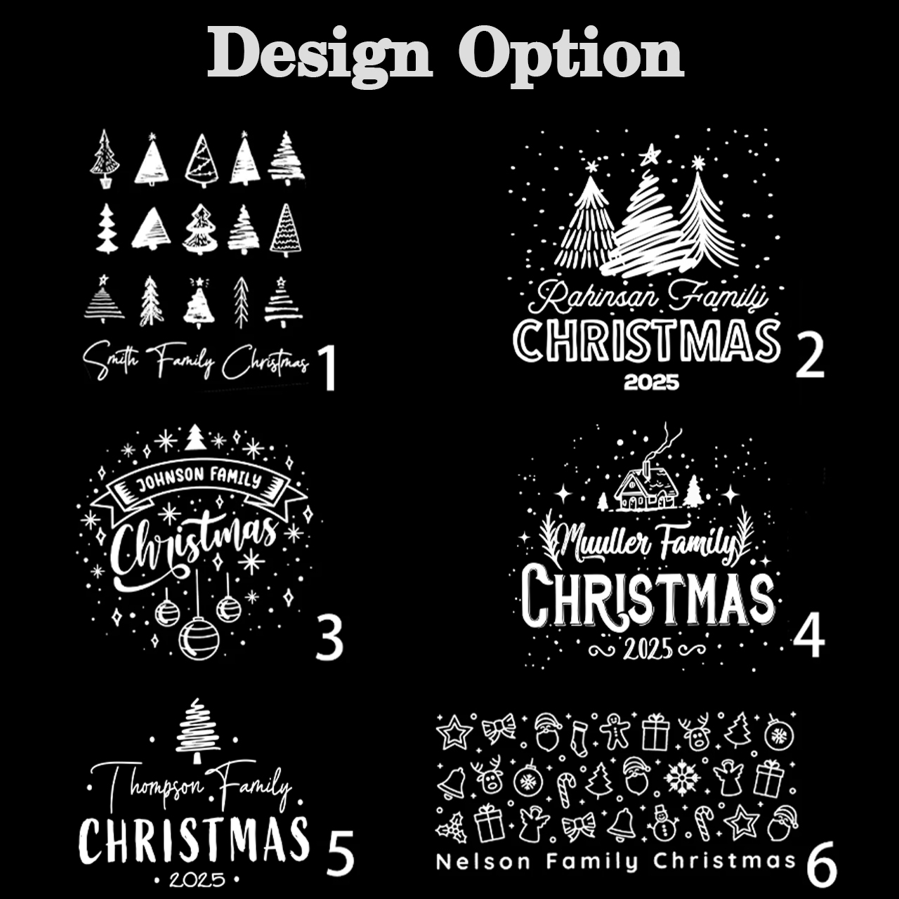 Personalized Various 2025 Christmas Tree Family Matching Blue Pajamas Beepumpkin