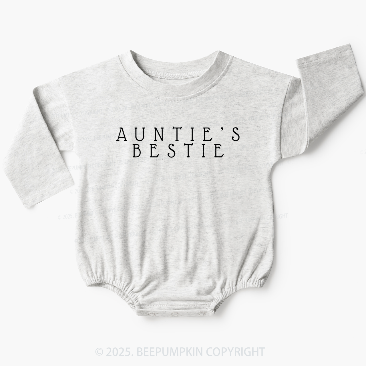 Auntie's Bestie Baby Bubble Romper Beepumpkin