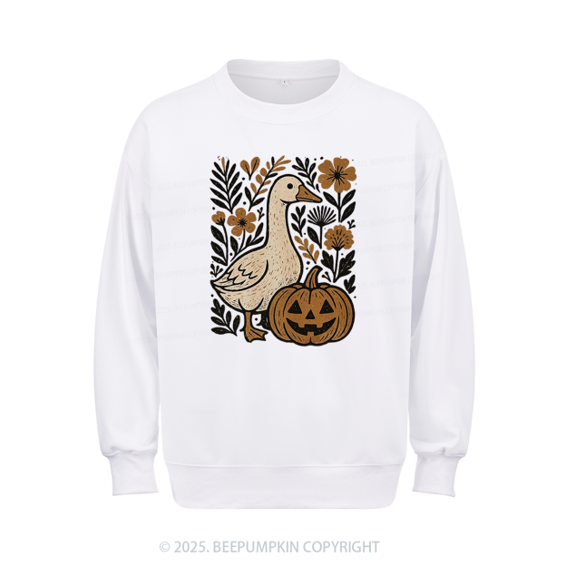 Goose Halloween Sweatshirt Beepumpkin