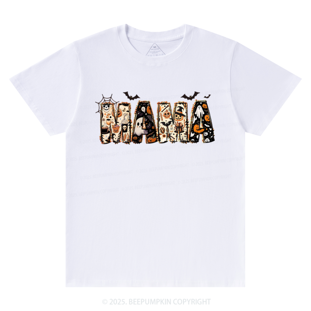 Personalized Halloween Mama T-Shirts Beepumpkin