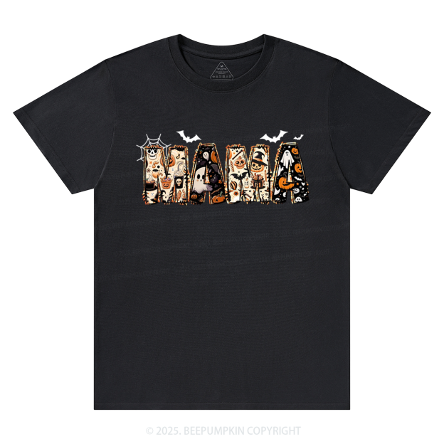 Personalized Halloween Mama T-Shirts Beepumpkin