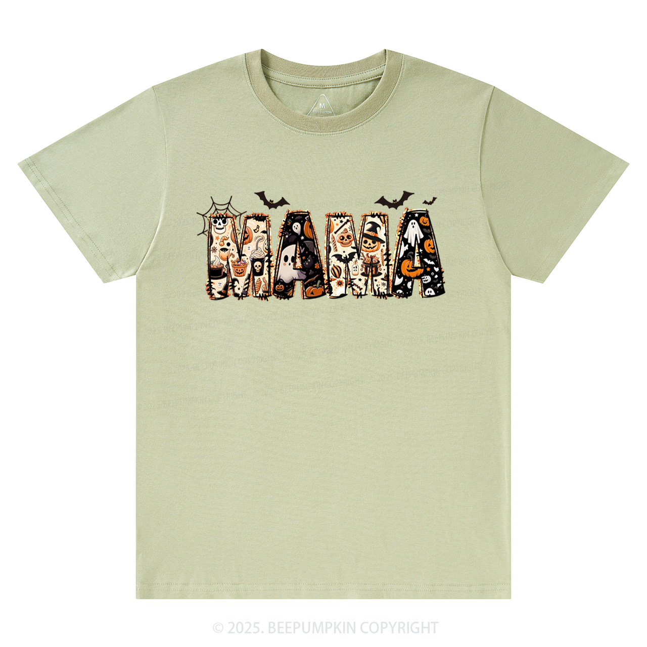 Personalized Halloween Mama T-Shirts Beepumpkin