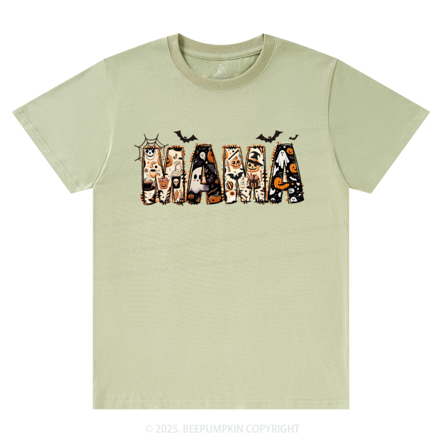 Personalized Halloween Mama T-Shirts Beepumpkin