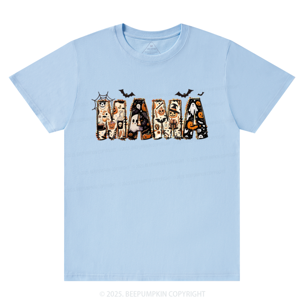 Personalized Halloween Mama T-Shirts Beepumpkin