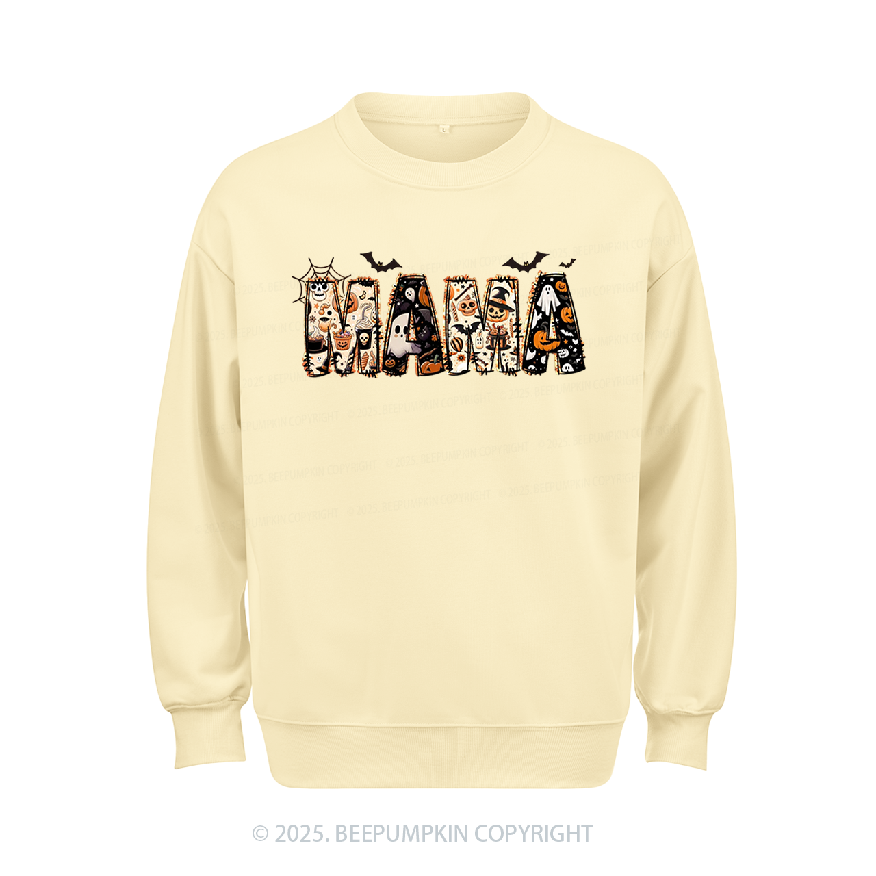 Personalized Halloween Mama Sweatshirt Beepumpkin